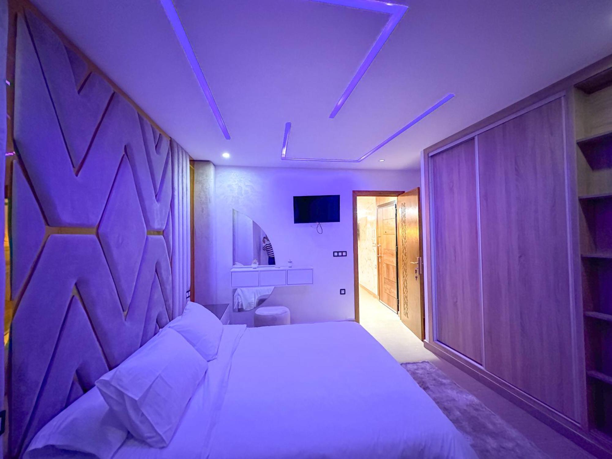 Veluxa - Luxury Holiday Homes - Centric Flat Tanger Chambre photo